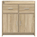 Sideboard Sonoma-eg 75 x 36 x 80 cm Konstrueret træ