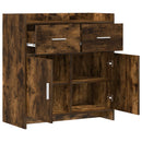 Sideboard Røget eg 75 x 36 x 80 cm Konstrueret træ