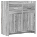 Sideboard Grå Sonoma 75 x 36 x 80 cm Konstrueret træ