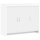 Sideboard Hvid 98,5 x 33 x 80 cm Konstrueret træ