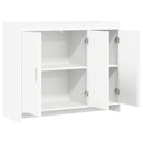 Sideboard Hvid 98,5 x 33 x 80 cm Konstrueret træ