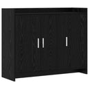 Sideboard Sort eg 98,5 x 33 x 80 cm Konstrueret træ