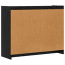 Sideboard Sort eg 98,5 x 33 x 80 cm Konstrueret træ
