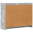 Sideboard Betongrå 98,5 x 33 x 80 cm Konstrueret træ
