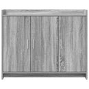 Sideboard Grå Sonoma 98,5 x 33 x 80 cm Konstrueret træ