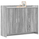 Sideboard Grå Sonoma 98,5 x 33 x 80 cm Konstrueret træ