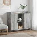 Sideboard Grey Sonoma 98,5 x 33 x 80 cm Konstrueret træ