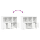 Sideboard Hvid 98,5 x 33 x 80 cm Konstrueret træ