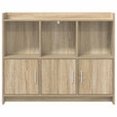 Sideboard Sonoma-eg 98,5 x 33 x 80 cm Konstrueret træ