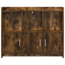 Sideboard Røget eg 98,5 x 33 x 80 cm Konstrueret træ