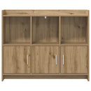 Sideboard Artisan-eg 98,5 x 33 x 80 cm Konstrueret træ