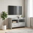 TV-skab 71,5 x 33 x 47 cm Betongrå Konstrueret træ