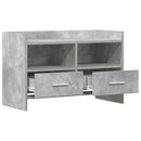 TV-skab 71,5 x 33 x 47 cm Betongrå Konstrueret træ
