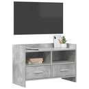 TV-skab 71,5 x 33 x 47 cm Betongrå Konstrueret træ