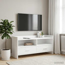 TV-skab 100 x 33 x 47 cm Hvid Konstrueret træ