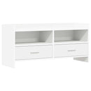 TV-skab 100 x 33 x 47 cm Hvid Konstrueret træ