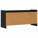 TV-skab 100 x 33 x 47 cm Sort eg Konstrueret træ
