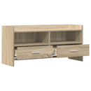 TV-skab 100 x 33 x 47 cm Sonoma-eg Konstrueret træ