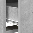 TV-skab 100 x 33 x 47 cm Betongrå Konstrueret træ