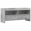 TV-skab 100 x 33 x 47 cm Betongrå Konstrueret træ
