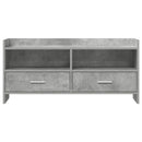 TV-skab 100 x 33 x 47 cm Betongrå Konstrueret træ