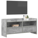 TV-skab 100 x 33 x 47 cm Betongrå Konstrueret træ