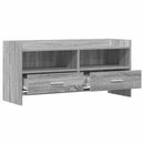 TV-skab 100 x 33 x 47 cm Grå Sonoma Konstrueret træ
