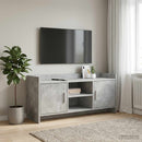 TV-skab 102 x 33 x 47 cm Betongrå Konstrueret træ