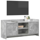 TV-skab 102 x 33 x 47 cm Betongrå Konstrueret træ