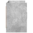 TV-skab 102 x 33 x 47 cm Betongrå Konstrueret træ