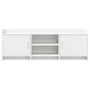 TV-skab 130 x 33 x 47 cm Hvid Konstrueret træ