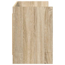 TV-skab 130 x 33 x 47 cm Sonoma-eg Konstrueret træ