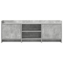 TV-skab 130 x 33 x 47 cm Betongrå Konstrueret træ