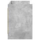 TV-skab 130 x 33 x 47 cm Betongrå Konstrueret træ