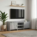 TV-skab 130 x 33 x 47 cm Grå Sonoma Konstrueret træ