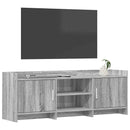 TV-skab 130 x 33 x 47 cm Grå Sonoma Konstrueret træ