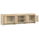 TV-skab 168 x 33 x 47 cm Sonoma-eg Konstrueret træ