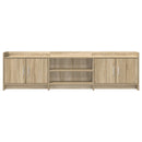 TV-skab 168 x 33 x 47 cm Sonoma-eg Konstrueret træ
