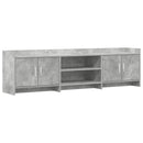 TV-skab 168 x 33 x 47 cm Betongrå Konstrueret træ