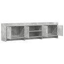TV-skab 168 x 33 x 47 cm Betongrå Konstrueret træ