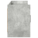 TV-skab 168 x 33 x 47 cm Betongrå Konstrueret træ