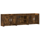 TV-skab 168 x 33 x 47 cm Røget eg Konstrueret træ