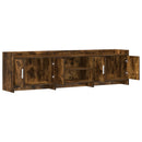 TV-skab 168 x 33 x 47 cm Røget eg Konstrueret træ
