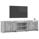 TV-skab 168 x 33 x 47 cm Grå Sonoma Konstrueret træ