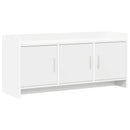 TV-skab 102 x 33 x 47 cm Hvid Konstrueret træ