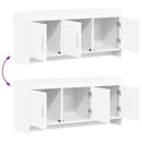TV-skab 102 x 33 x 47 cm Hvid Konstrueret træ