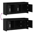 TV-skab 102 x 33 x 47 cm Sort eg Konstrueret træ