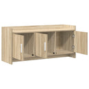 TV-skab 102 x 33 x 47 cm Sonoma-eg Konstrueret træ