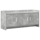 TV-skab 102 x 33 x 47 cm Betongrå Konstrueret træ