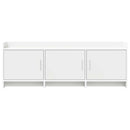 TV-skab 130 x 33 x 47 cm Hvid Konstrueret træ